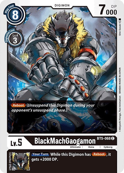 BlackMachGaogamon BT5-068 [ Inglese / Giapponese ]