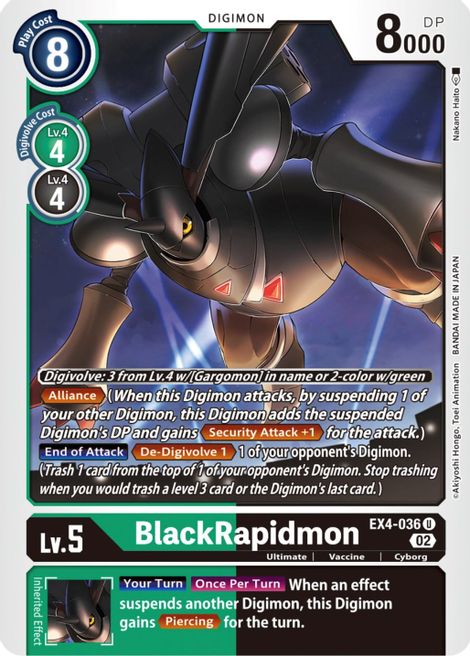 BlackRapidmon EX4-036 [ Inglese / Giapponese ]