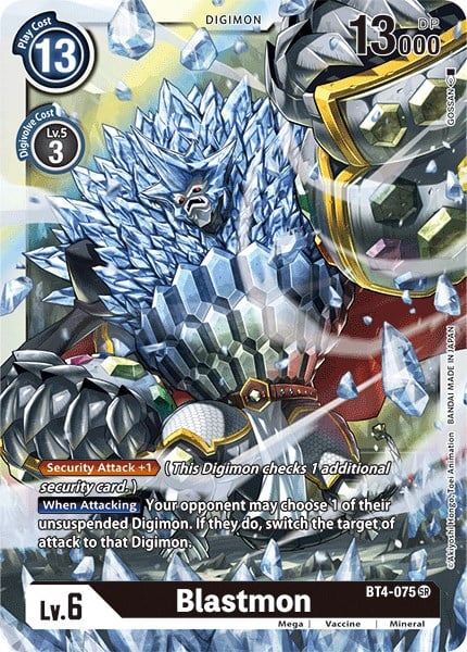Blastmon BT4-075 [ Inglese / Giapponese ]