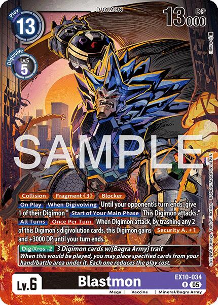 Blastmon EX10-034 [ Inglese / Giapponese ]