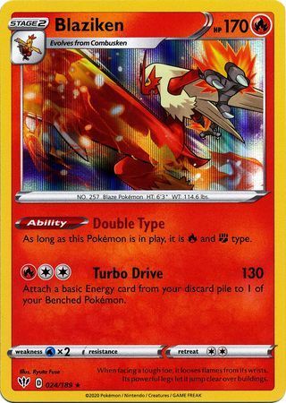 Blaziken - Fiamme Oscure 024/189 [ Italiano / Inglese ]