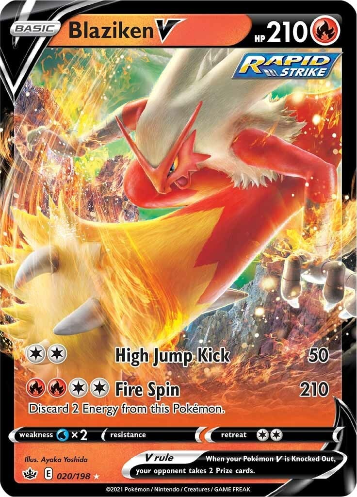 Blaziken V - Regno Glaciale 020/198 [ Italiano / Inglese ]