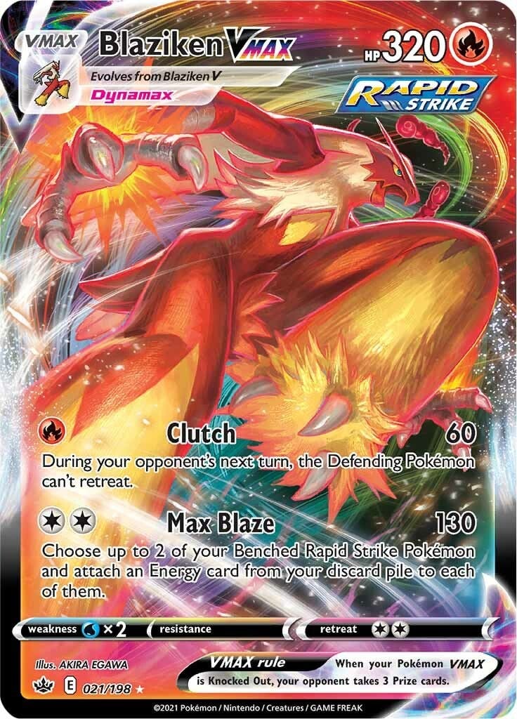 Blaziken VMAX - Regno Glaciale 021/198 [ Italiano / Inglese ]