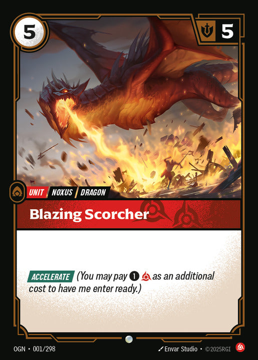 Blazing Scorcher (Promo) [ Inglese / Cinese Semplificato ]
