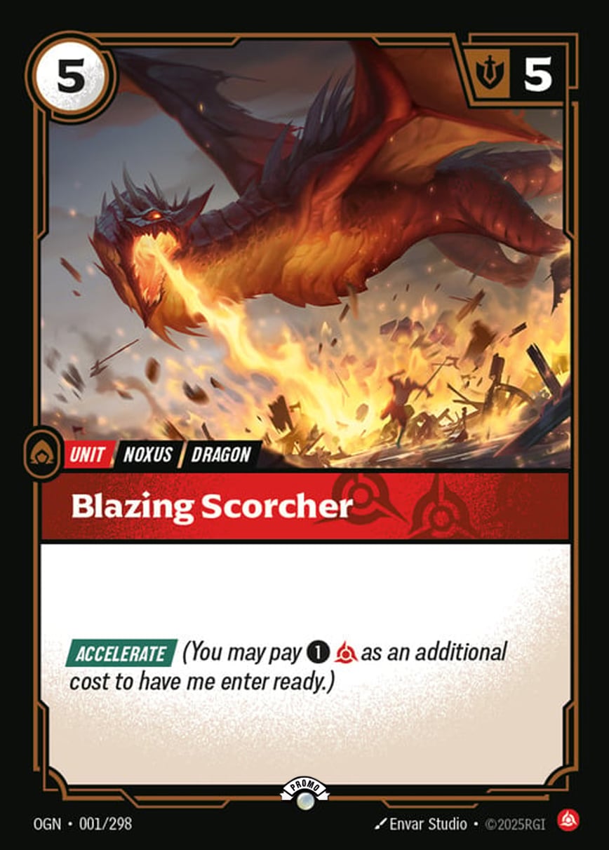 Blazing Scorcher (Promo) [ Inglese / Cinese Semplificato ]