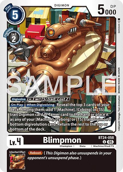 Blimpmon BT24-058 [ Inglese / Giapponese ]