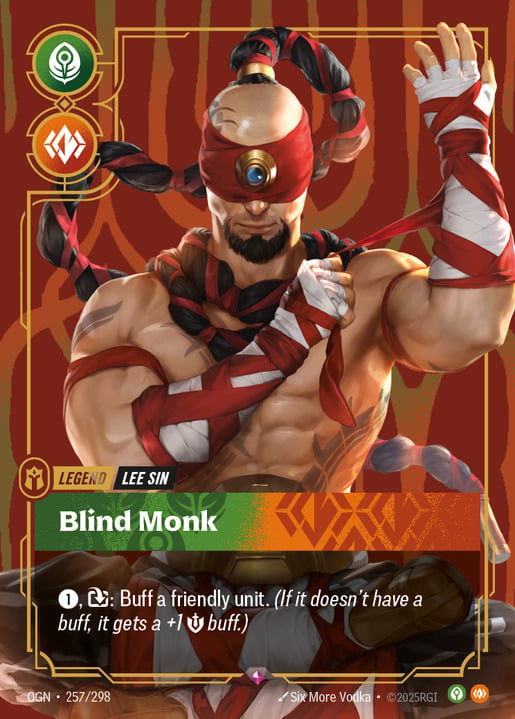 Lee Sin - Blind Monk (Holographicmetallegendbest‑Ofprizing) [ Inglese / Cinese Semplificato ]