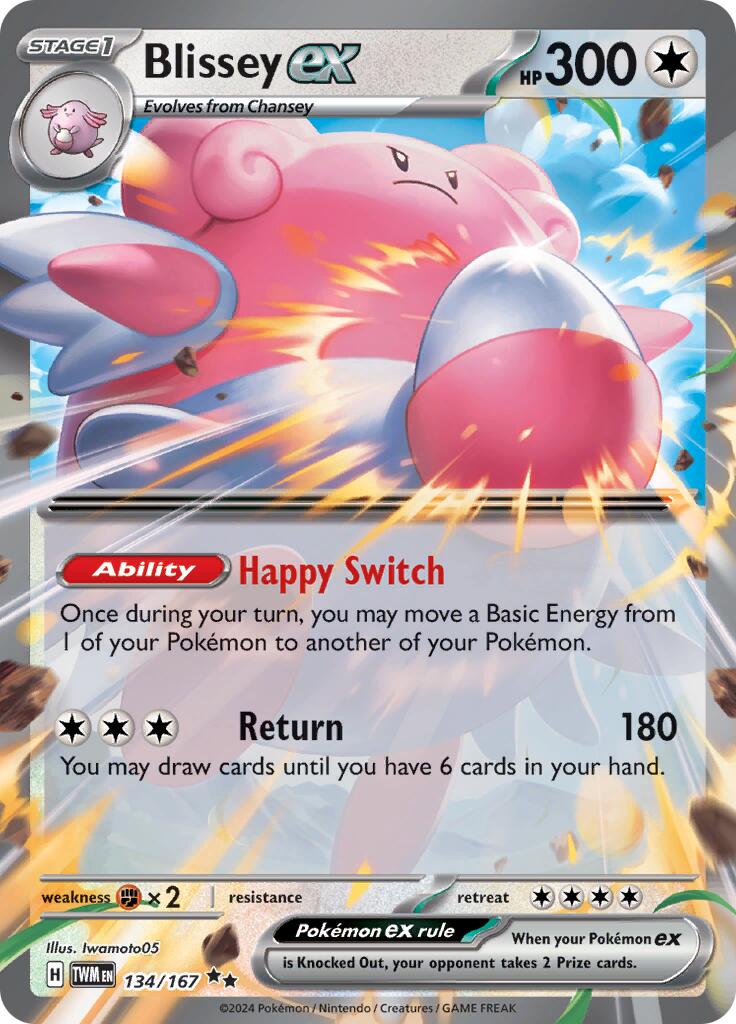Blissey-ex - Crepuscolo Mascherato 134/167 [ Italiano ]