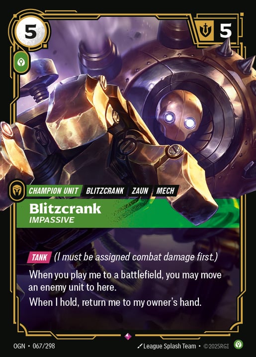 Blitzcrank - Impassive (Promo) [ Inglese / Cinese Semplificato ]