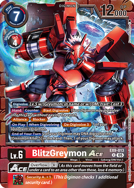 BlitzGreymon ACE EX9-013 [ Inglese / Giapponese ]