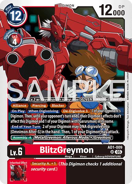 BlitzGreymon AD1-009 [ Inglese / Giapponese ]