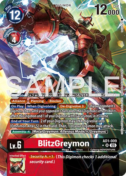 BlitzGreymon AD1-009 [ Inglese / Giapponese ]