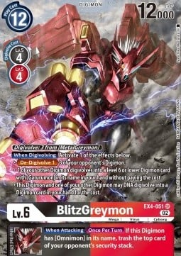 BlitzGreymon EX4-051 [ Inglese / Giapponese ]
