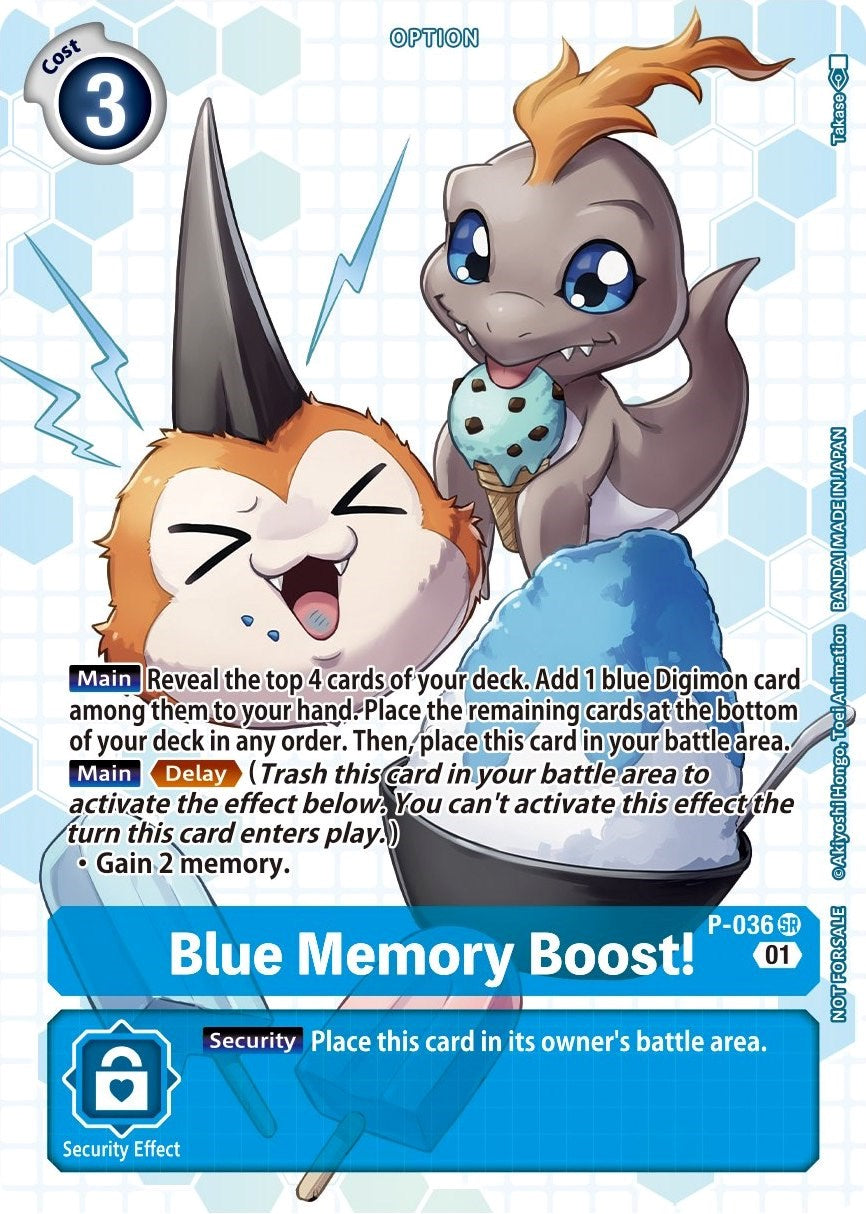 Blue Memory Boost! P-036 [ Inglese / Giapponese ]
