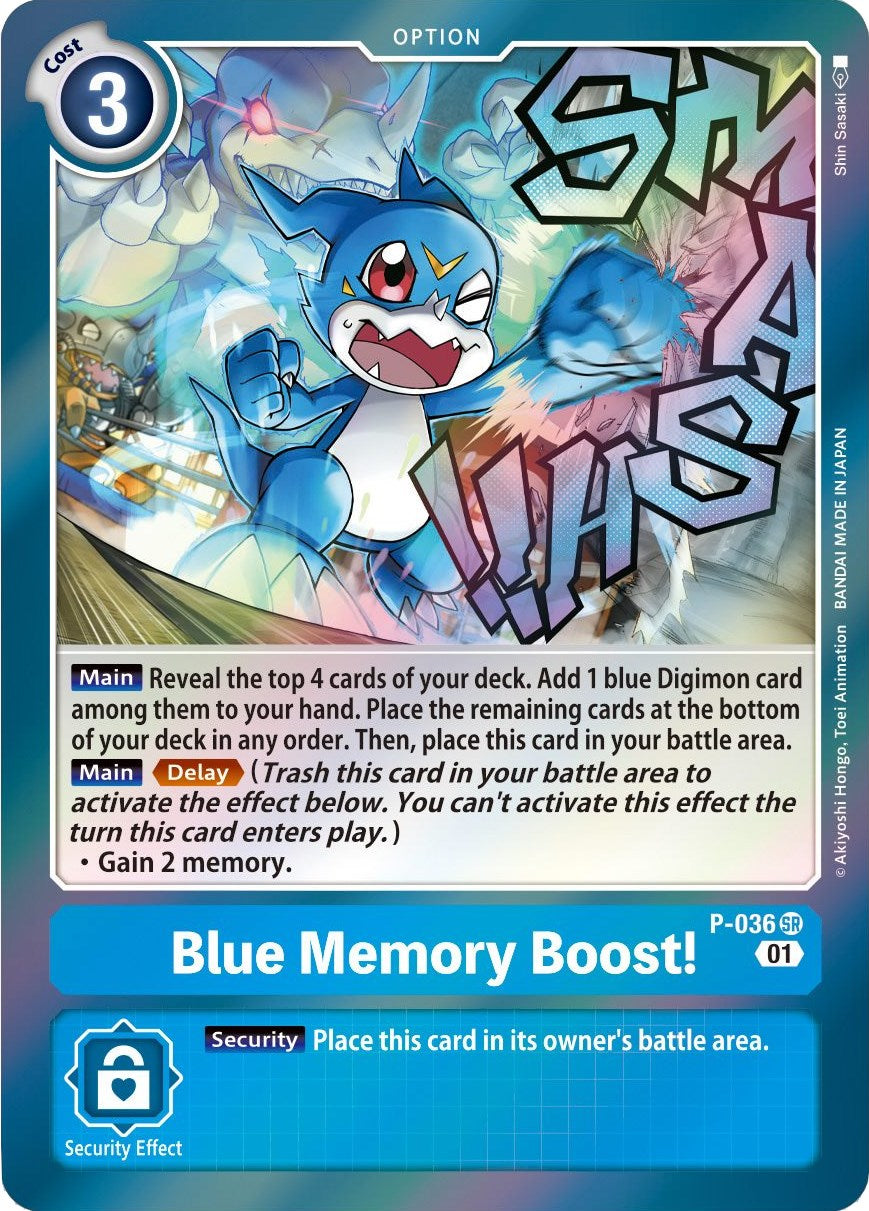 Blue Memory Boost! P-036 [ Inglese / Giapponese ]