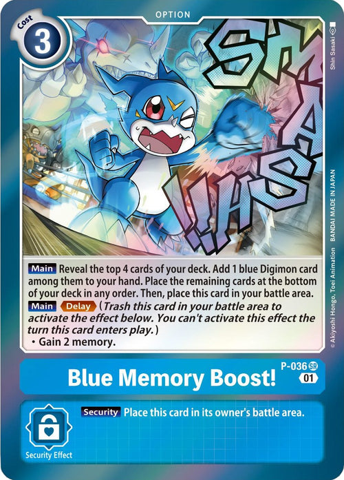 Blue Memory Boost! P-036 [ Inglese / Giapponese ]