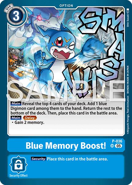 Blue Memory Boost! P-036 [ Inglese / Giapponese ]
