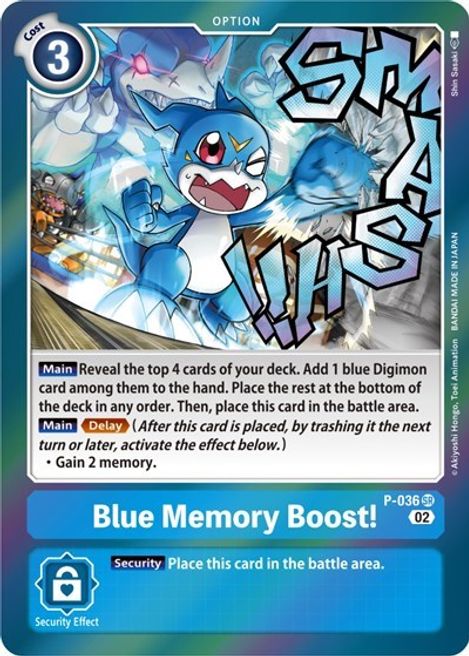 Blue Memory Boost! P-036 [ Inglese / Giapponese ]