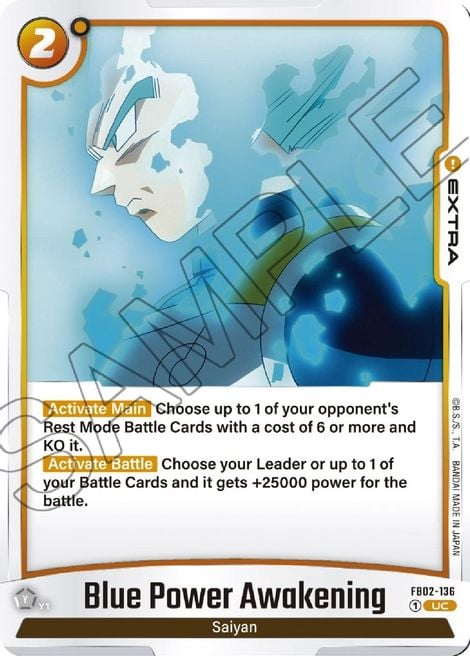 Blue Power Awakening FB02-136 [ Inglese / Giapponese ]