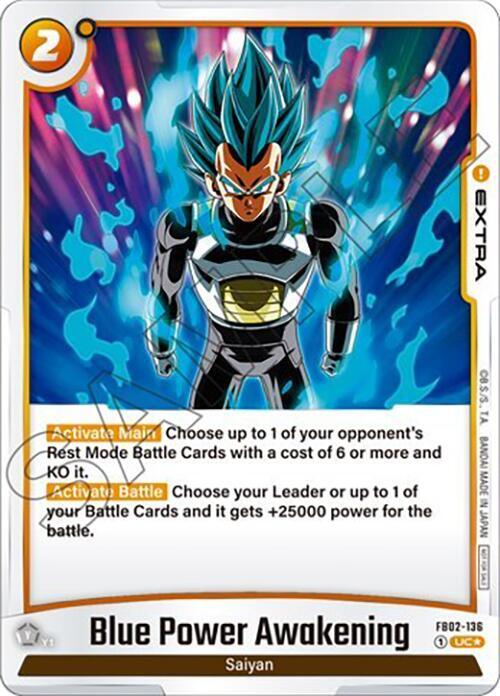 Blue Power Awakening FB02-136 [ Inglese / Giapponese ]