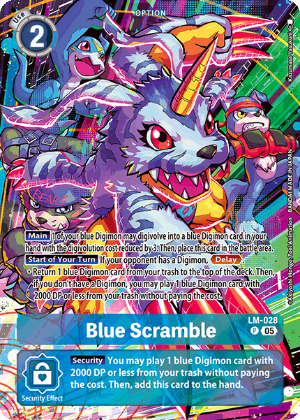 Blue Scramble LM-028 [ Inglese / Giapponese ]