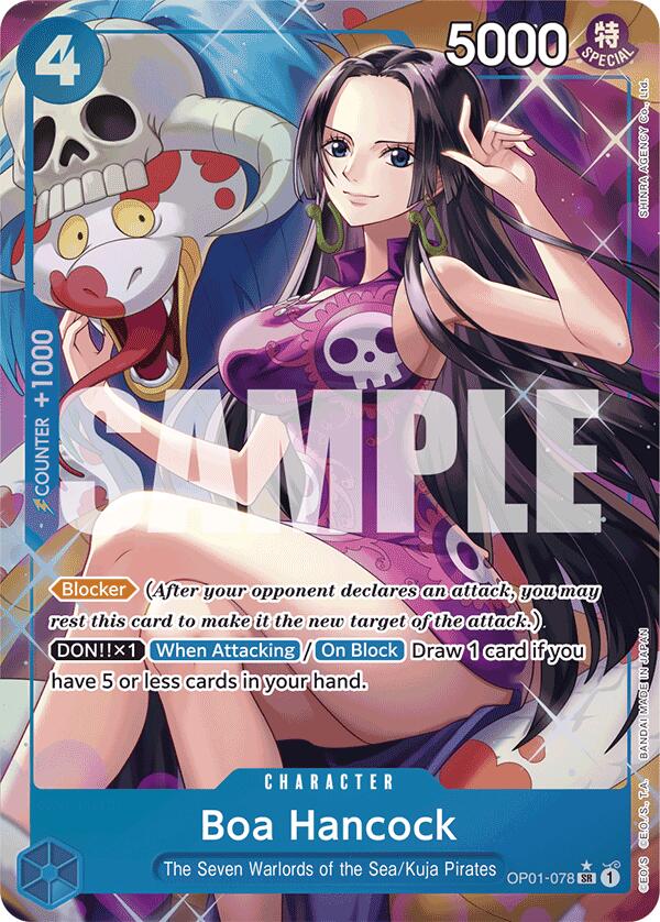 Boa Hancock OP01-078 [ Inglese / Giapponese / Francese / Cinese Semplificato ]
