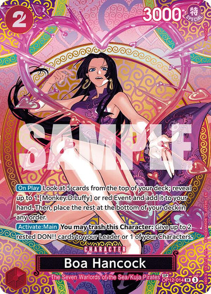 Boa Hancock OP12-014 [ Inglese / Giapponese / Francese / Cinese Semplificato ]
