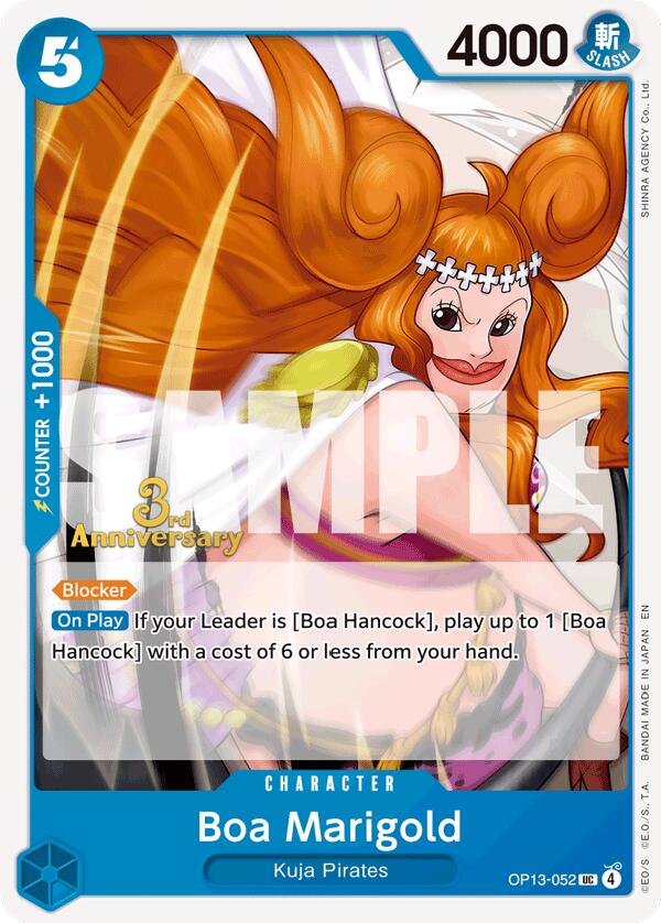 Boa Marigold OP13-052 [ Inglese / Giapponese / Francese / Cinese Semplificato ]