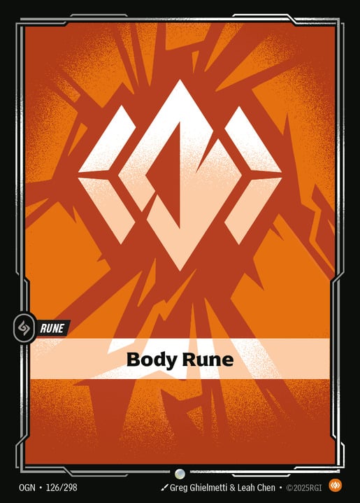 Body Rune (Alternate Art) [ Inglese / Cinese Semplificato ]