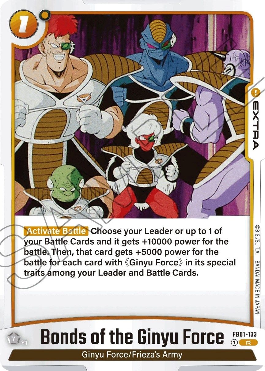 Bonds of the Ginyu Force FB01-133 [ Inglese / Giapponese ]