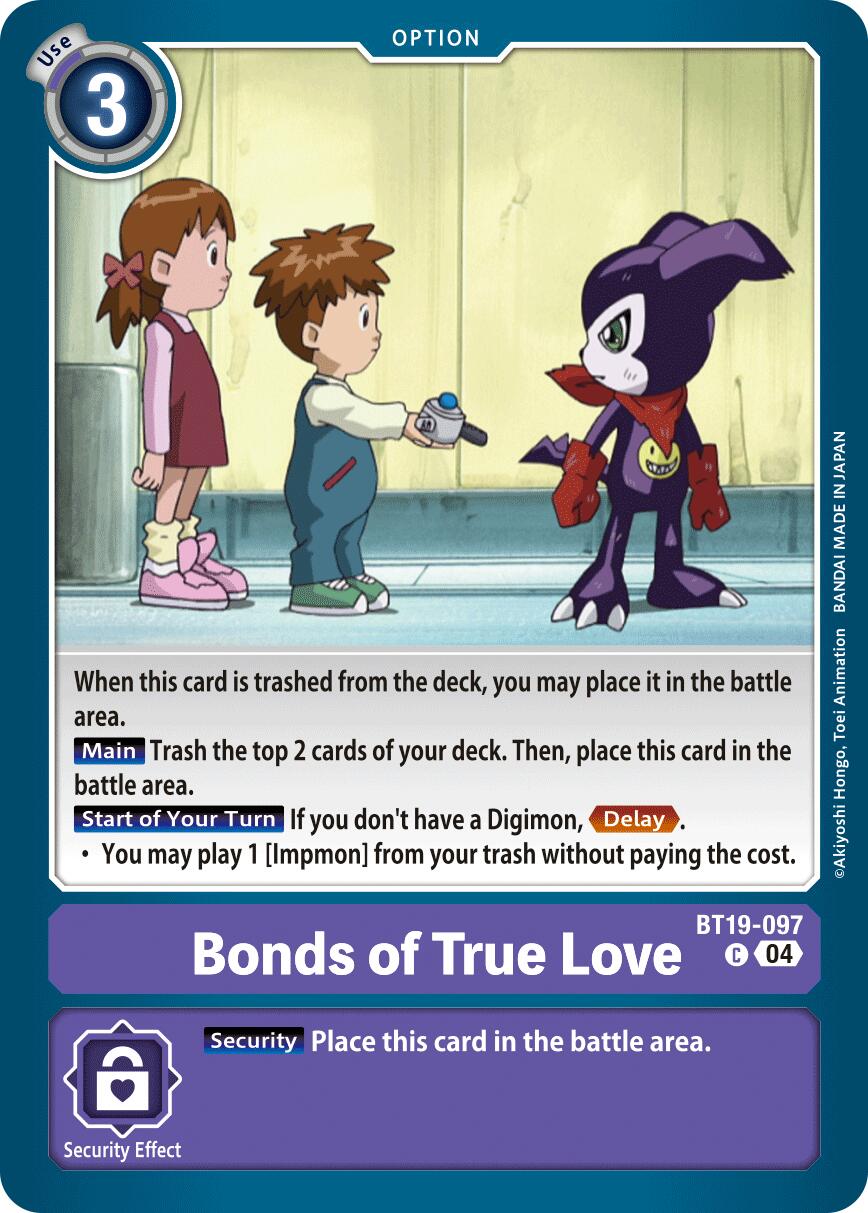 Bonds of True Love BT19-097 [ Inglese / Giapponese ]