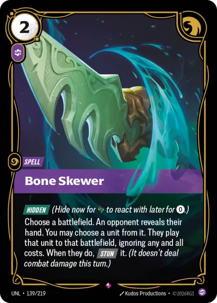 Bone Skewer (RARE) [ Inglese / Cinese Semplificato ]