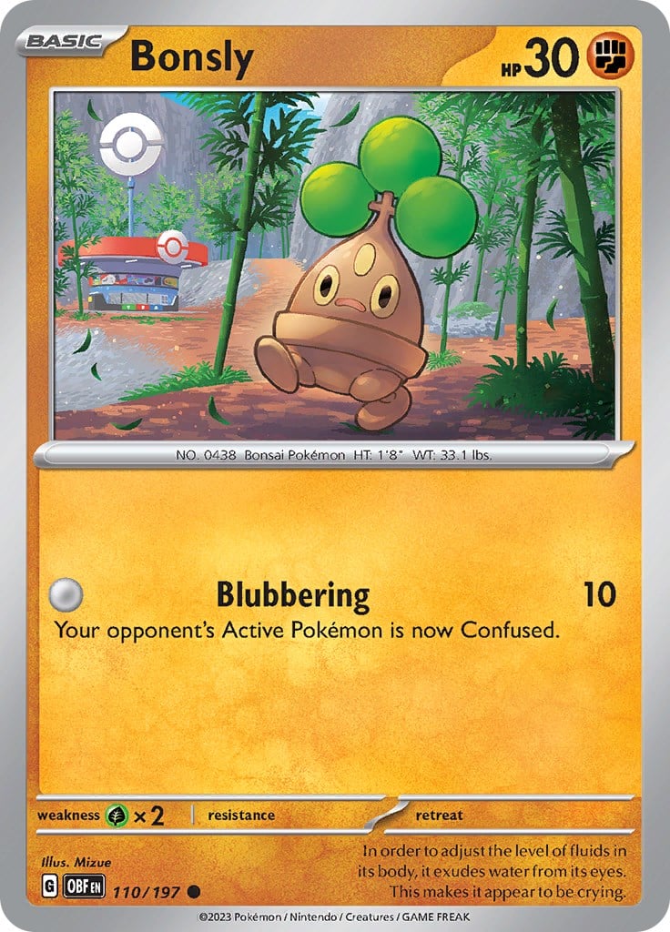 Bonsly - Ossidiana Infuocata 110/197 [ Italiano ]
