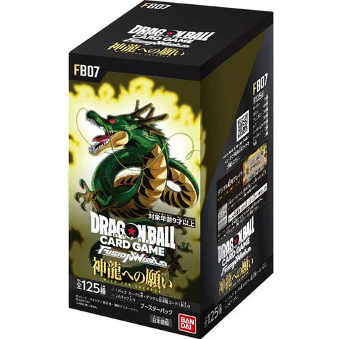 Dragon Ball Super Card Game Fusion World Wish for Shenron FB07 Display – 24 Buste (Jap) ARRIVO ENTRO IL 18 OTTOBRE