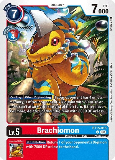 Brachiomon BT15-016 [ Inglese / Giapponese ]
