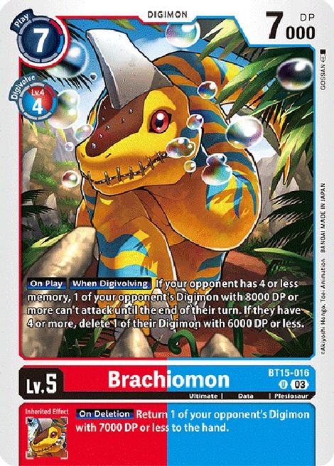Brachiomon BT15-016 [ Inglese / Giapponese ]