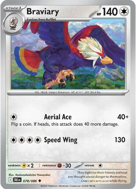 Braviary - Luce Nera 078/086 [ Italiano ]