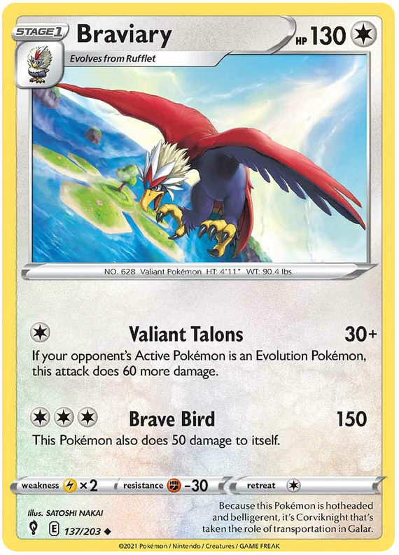 Braviary - Evoluzioni Eteree 137/203 [ Italiano / Inglese ]