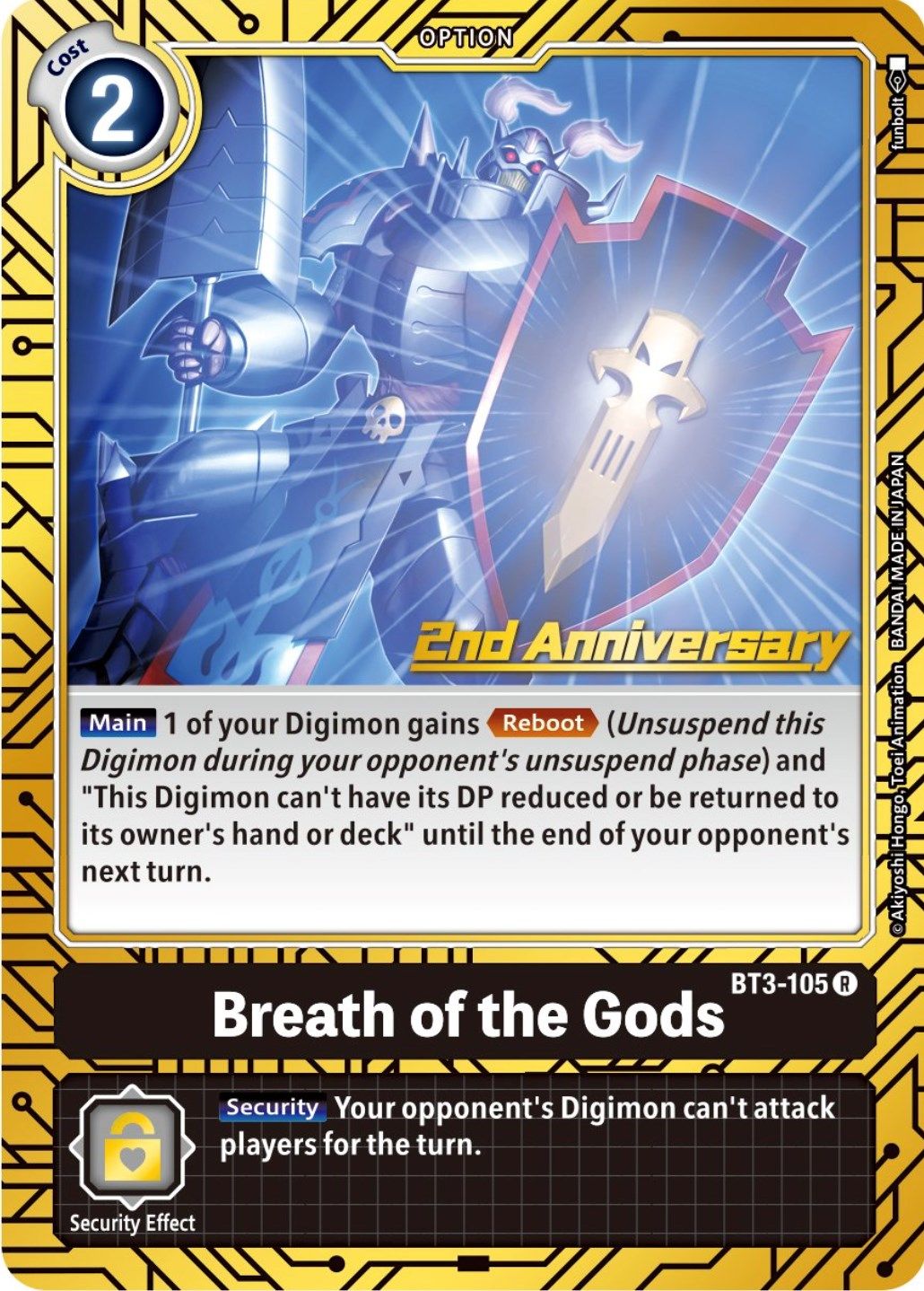 Breath of the Gods BT3-105 [ Inglese / Giapponese ]