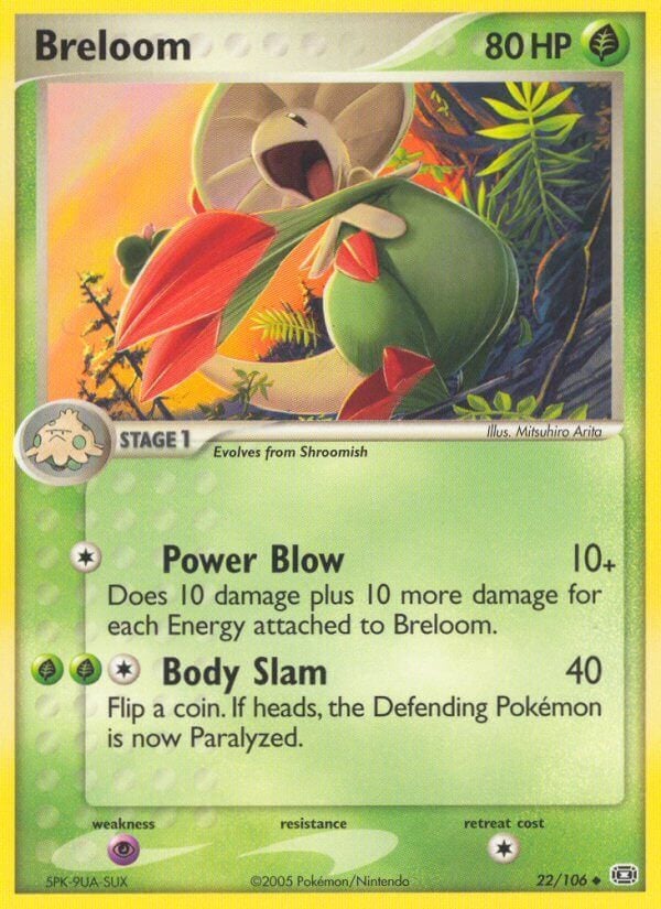 Breloom - EX Smeraldo 22/106 [ Italiano / Inglese ]