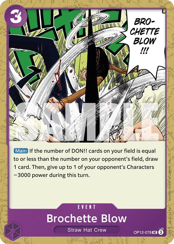 Brochette Blow OP12-078 [ Inglese / Giapponese / Francese / Cinese Semplificato ]