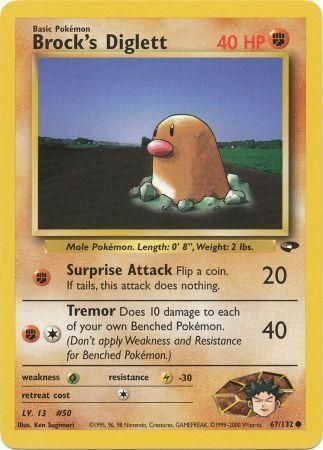Brock's Diglett - Gym Challenge 67/132 [ Inglese ]