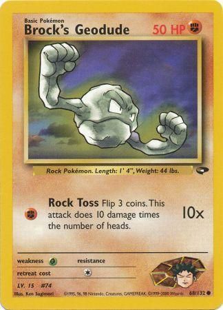 Brock's Geodude - Gym Challenge 68/132 [ Inglese ]