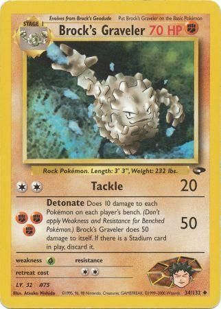Brock's Graveler - Gym Challenge 34/132 [ Inglese ]