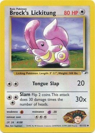 Brock's Lickitung - Gym Heroes 41/132 [ Inglese ]