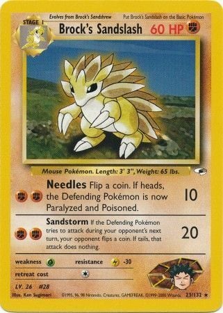 Brock's Sandslash - Gym Heroes 23/132 [ Inglese ]