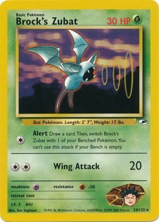 Brock's Zubat - Gym Heroes 24/132 [ Inglese ]