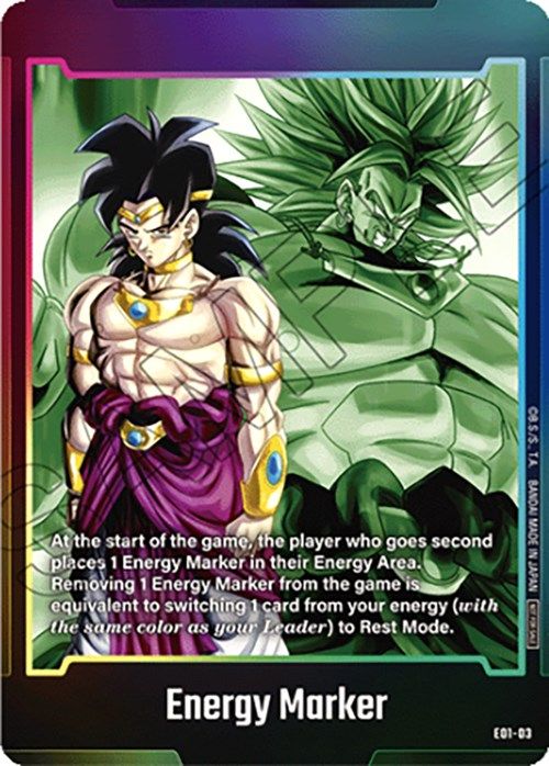 "Broly" Energy Marker E-01 [ Inglese / Giapponese ]