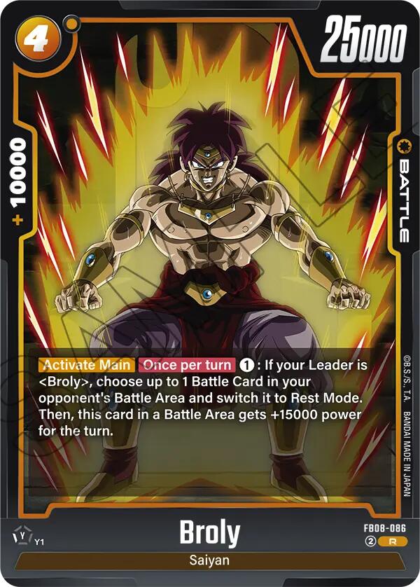 Broly FB08-086 [ Inglese / Giapponese ]