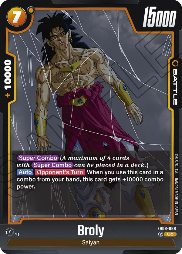Broly FB08-088 [ Inglese / Giapponese ]